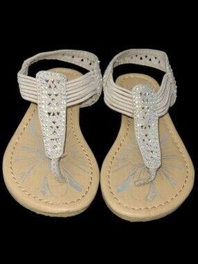TODDLER GIRLS DAISY FUENTES FLAT SANDALS - SIZE 7m